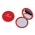 Soft Feel Round Compact Mirror